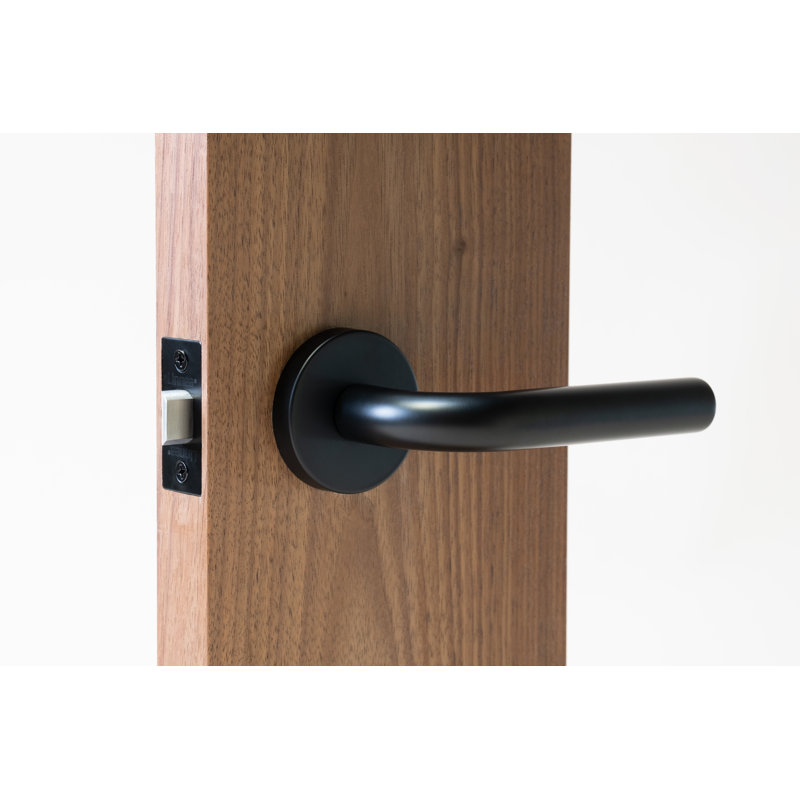 Privacy Door Lever, 2.75", Satin Black, Privacy (Bed & Bath)