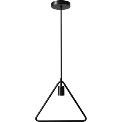 1 - Light Black Triangle Pendant