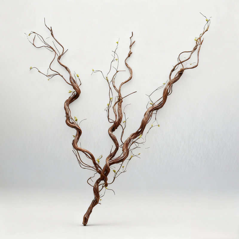Branche de cerisier artificiel de 63 pouces, fausse vigne en rotin pour décoration murale, mariage et décoration de jardin