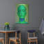 «Skin Deep Green» par Abstract Graffiti, art mural-1620704995