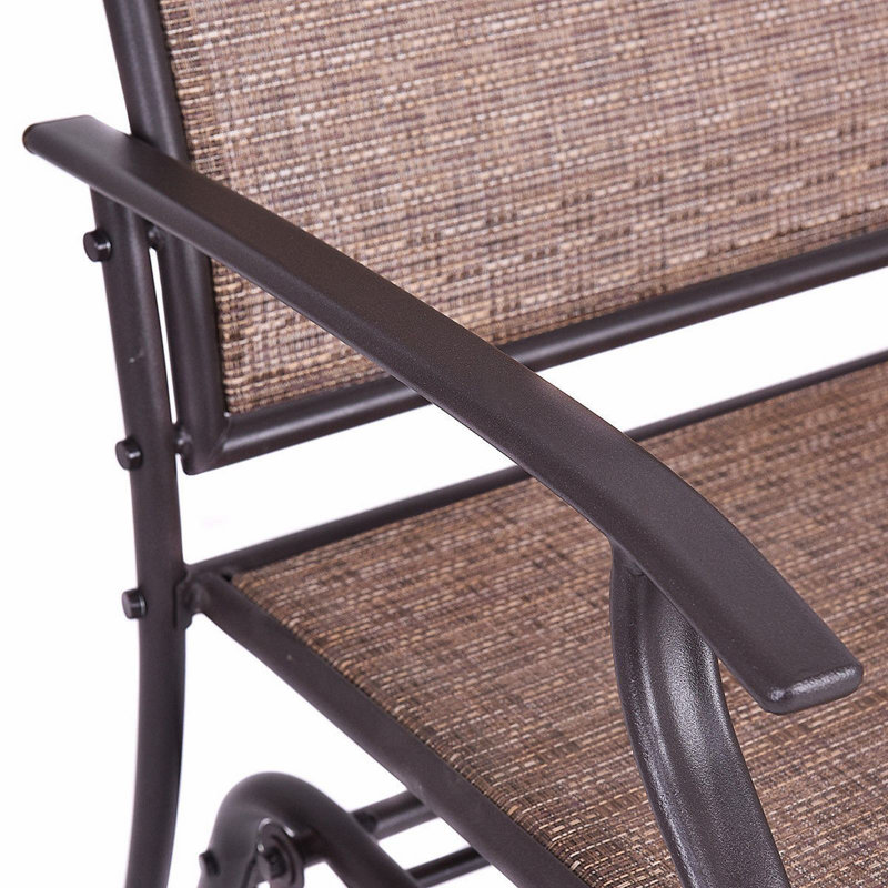 Banc d'extérieur berçant pour 2 personnes