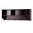 Espresso Entryway Wall Mounted Coat Rack With 4 Dual Hooks Living Room Wooden Storage Shelf