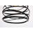 Axten 1-Light Dimmable Matte Black Geometric Pendant