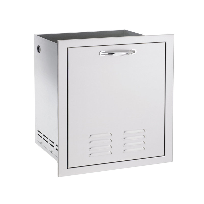 Réservoir de propane liquide en acier inoxydable 20 pouces avec tiroir Summerset