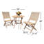 3 pièces Ensemble bistro antique Eucalyptus