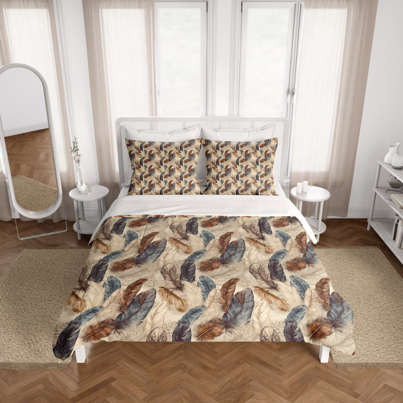Abstract Duvet Cover, King Duvet Cover + 2 King Shams