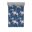 Bleu de cobalt, jaune pâle / floral
