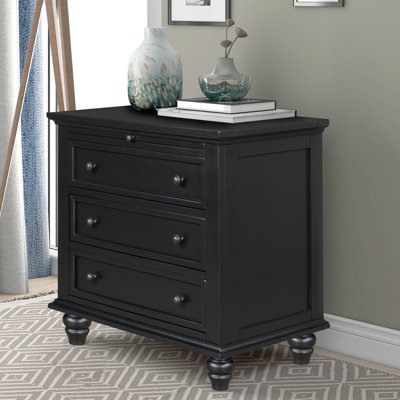 3 armoires noires - idéales pour diverses pièces, avec rangement spacieux et plateau de table de bout de style Ustyle, pratique
