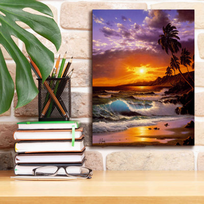 «Sunset Glow» par Anthony Casay - reproduction d'art sur toile tendue