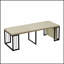 Table de salle à manger extensible moderne de 23,62 po à 118 po, pouvant accueillir de 2 à 10 personnes, table de salle à manger en bois peu encombrante pour la cuisine / salle à manger / salon, parfaite pour les réunions de famille / fêtes