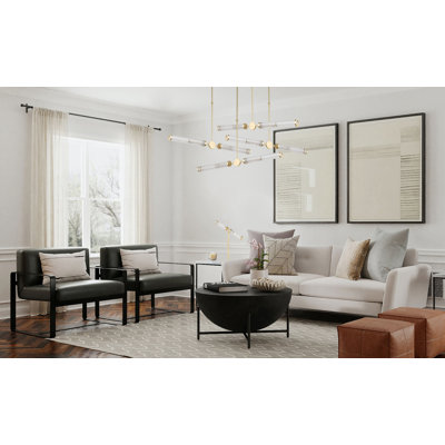 6 - Light Dimmable LED Sphere Chandelier