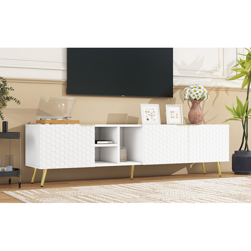 Armoire d'appoint Gigliola, Blanc