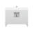 Capri Solid Wood 48" W x 22" D Single Sink Bathroom Vanity with Engineered Stone Top, Drawer Organizer, Undermount Ceramic Sink, Pre-Assembled (White) -13163568-126677439-13163566