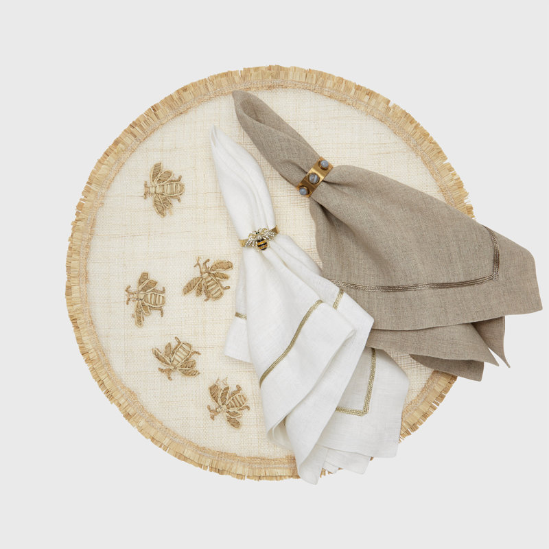 100% Abaca Round Placemats