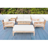 Monterey Outdoor 6 - Piece Teak Conversation Set