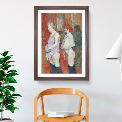 Rue des Moulins by Henri de Toulouse-Lautrec - Picture Frame Painting