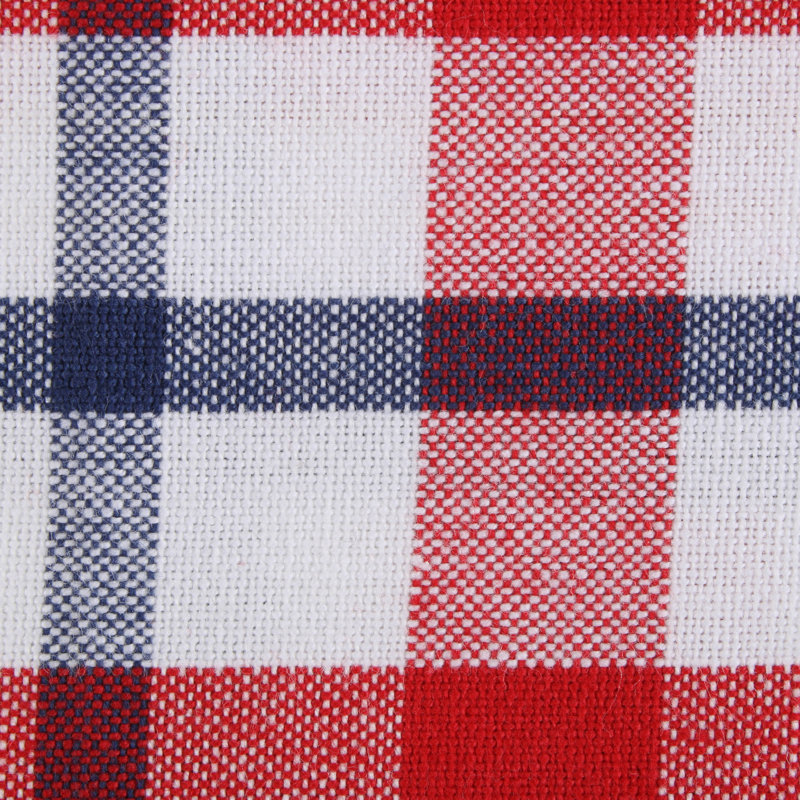 Del Mar Cotton Plaid Square Napkin