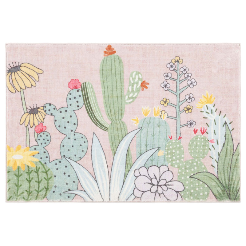 Camm Polyester Water Resistant Non-Skid Kitchen Mat, Rectangle 1'8" x 2'6"