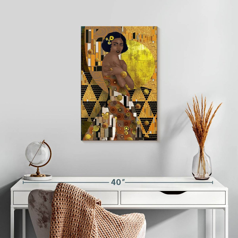 Leisha Confident Black Woman, 24" H x 16" W