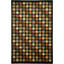 Aadi Polka Dots Hand-Knotted Wool Red/Black/Yellow Area Rug-1864697886