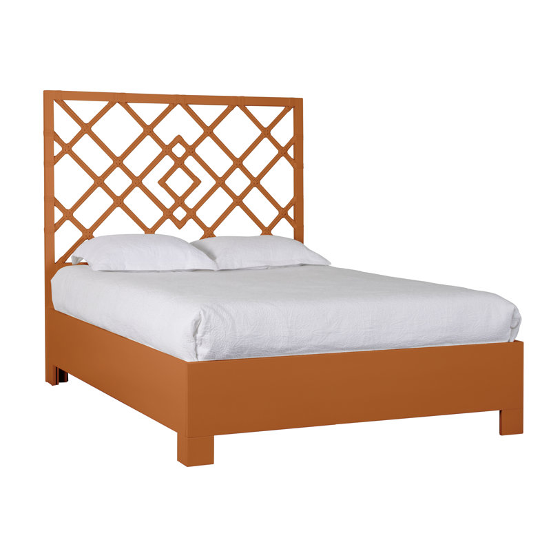 Darien Bed, Queen, Citrus Orange