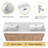 Quarnar 60" Free-standing Double Bathroom Vanity with Resin Vanity Top