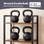 187.5cm H x 40cm W Particle Board / Chipboard Bookcase