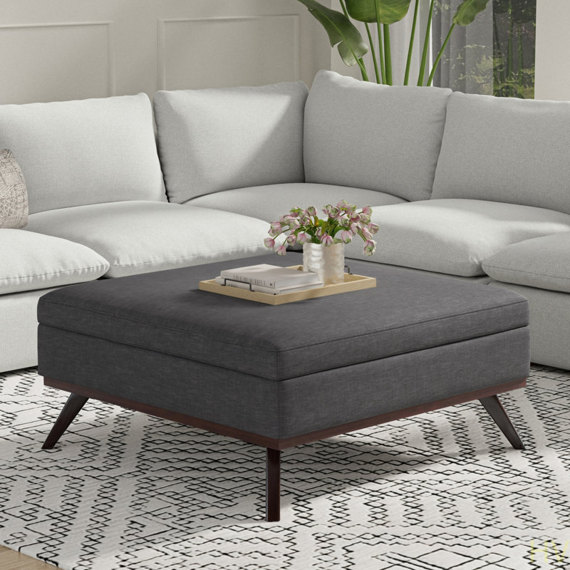 Repose-pieds de table carré Owen XL
