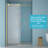 48"W X 76"H Single-Slide Shower Door - 8Mm Tempered Glass With 304 Stainless Steel Frame-114613210