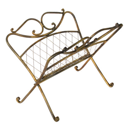 Energicus Metal Free Standing Magazine Rack