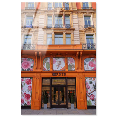 Décoration murale tendance Store Store and Flowers II par Notoriart, prêt à accrocher, 10 x 15
