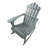 Reclining Wooden Outdoor Rocking Adirondack Chair, Patio Accent Chair-473778966