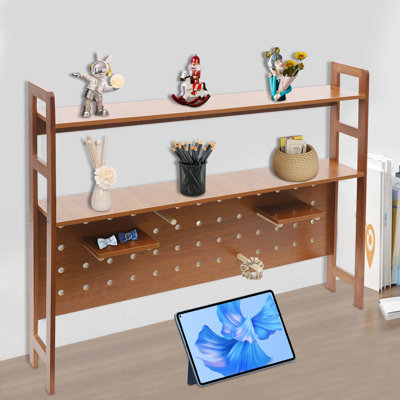 Bibliothèque de bureau à 2 niveaux