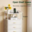40.9cm W Metal Bedside Table-1758910824