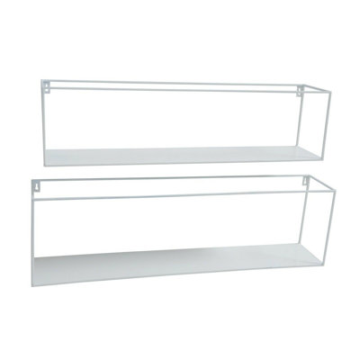 Fermen 2 Piece Metal Accent Shelf