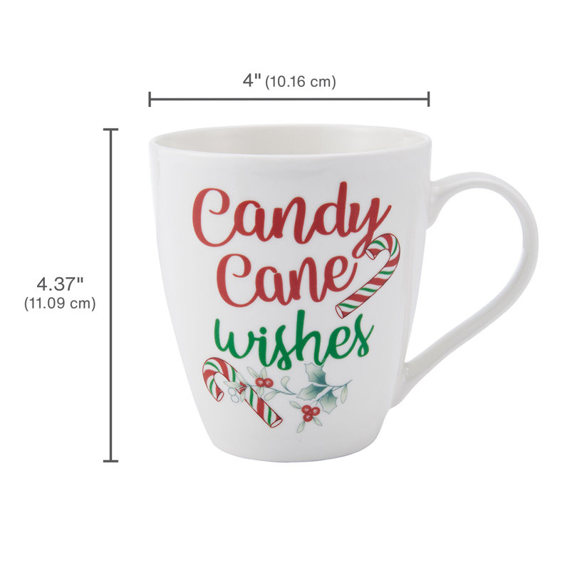 Pfaltzgraff Winterberry Whimsical Holiday Coffee Mugs