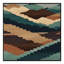  Tapis lavable Mountain Shadow Southwestern-205638360