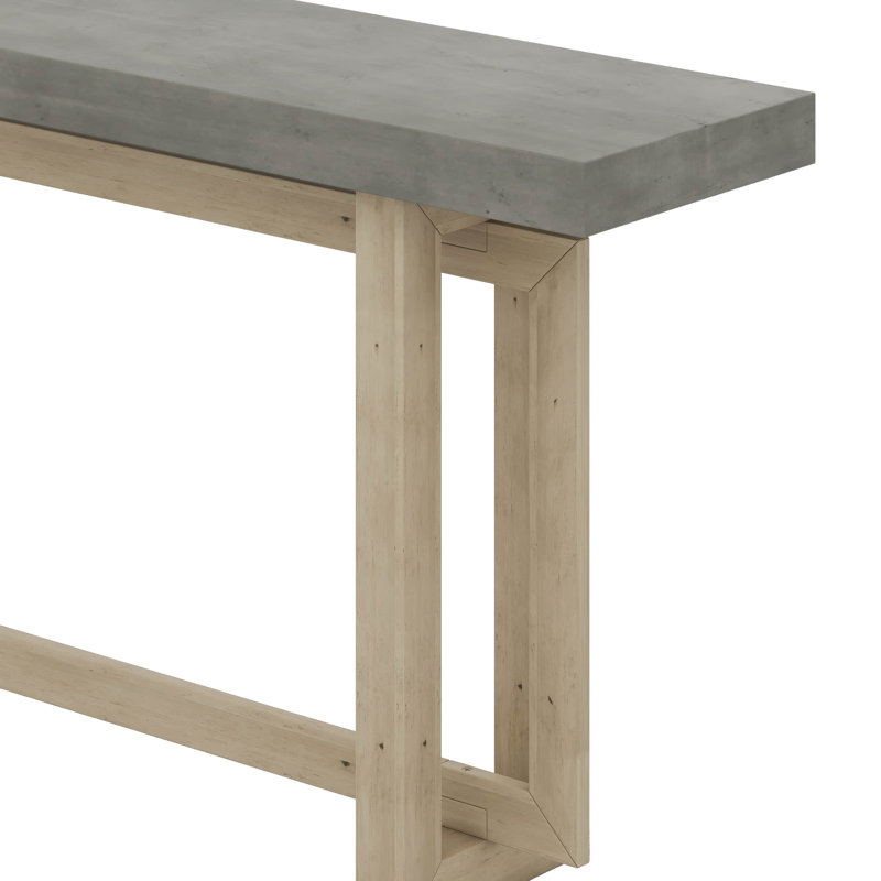 Canapé d'entrée en bois Modern Minimalist Console, Gris, Grey