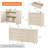 2-In-1 Dresser Chests With 3 Drawers And 1 Cabinet For Bedroom-797831219
