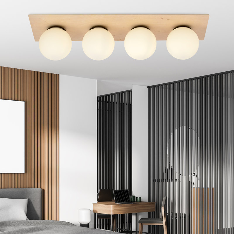 Melissus Glass Flush Mount