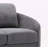 Yuina Gray Linen Loveseat