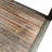 Solid Wood Top Metal Base Dining Table