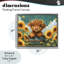 Mignon cadre flottant mignon de vache des Highlands, design par Momart-1521884523-1521884519