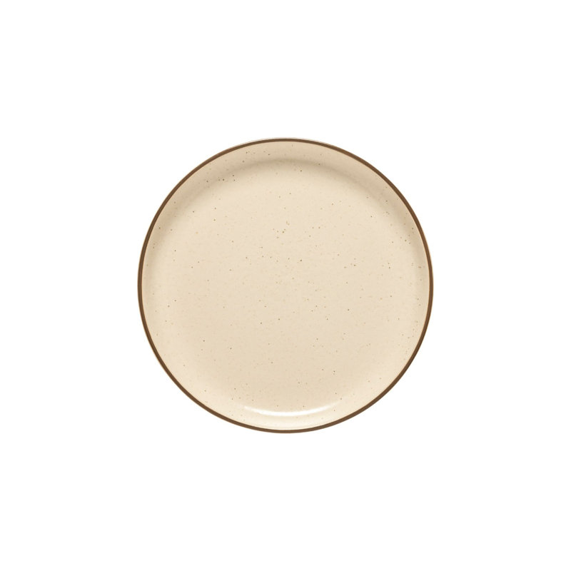Salad Plate, Cream Cocoa