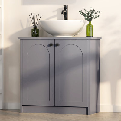 60cm Single Bathroom Vanity Base Modern Free-Standing