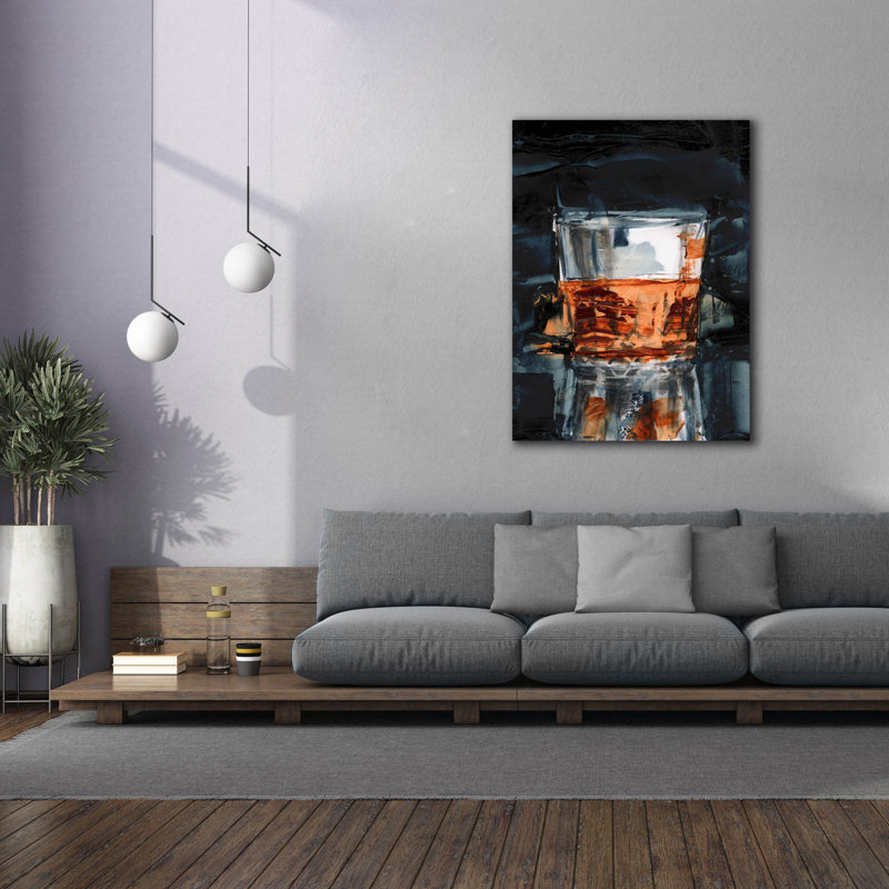 Toile épique Graffiti «Bourbon Glass 4» par Ethan Harper, 40 po x 54 po