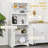 Pantry Cabinet With Glass Framed Door