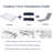 2pcs Outdoor Patio Chaise Cushions, 74.4" X 22.7" 2.79", Blue Striped, High Resilience Sponge, Removable Zipper Covers, For Enjoyment Lounge Cushion , And White Stripes, Breathable Material, Sponge-1572106712