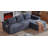 96.9"Compressible Doublecloud Sectional Couch With L-Shape Chaise,Modern Modular Sofa With Deep Seat,Upholstered Couches For Living Room Bedroom,No Assembly Required,(Plush Corduroy Fabric),Grey Right