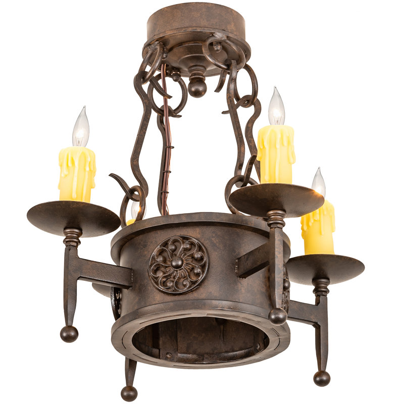 Plafonnier semi-encastré 4 lumières Lorenzo, H 18 po x l 18 po x P 18 po